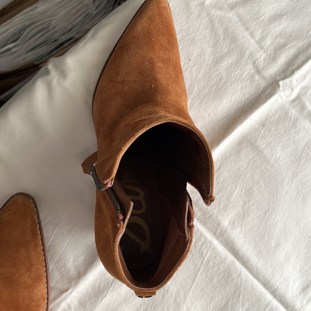 Rust suede booties - Picture 5 of 5